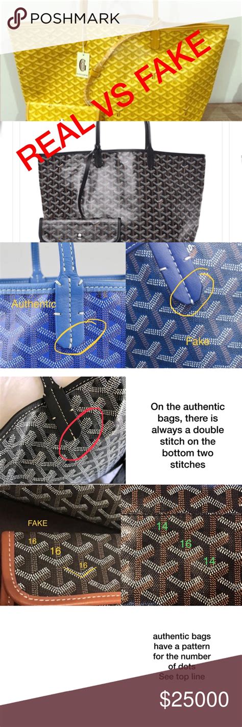 how to differentiate real and fake goyard|how to authenticate goyard.